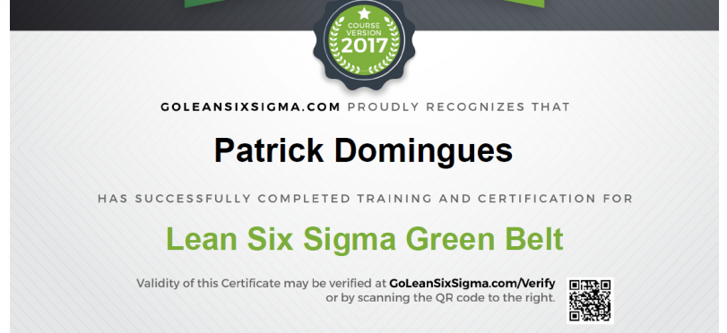 How To Obtain The Lean SixSigma Green Belt Certification