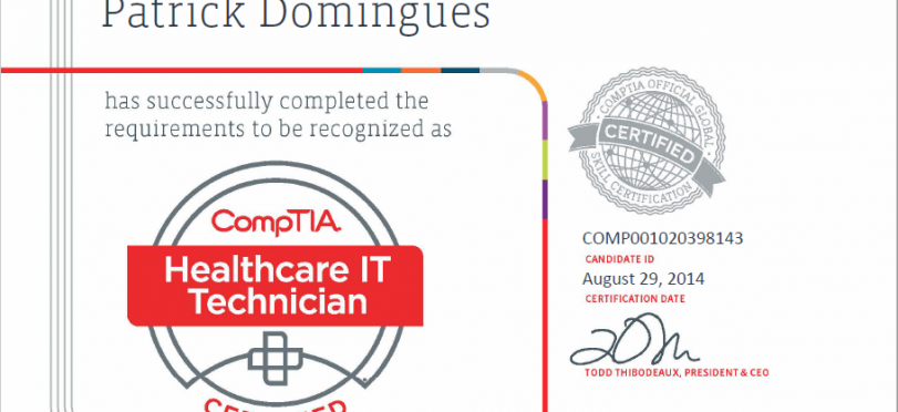 CompTIA Healthcare IT Certification