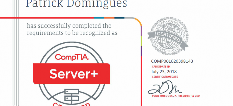 CompTIA Server Plus Certification