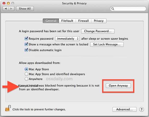 Kaseya Uninstall Mac Gate Keeper