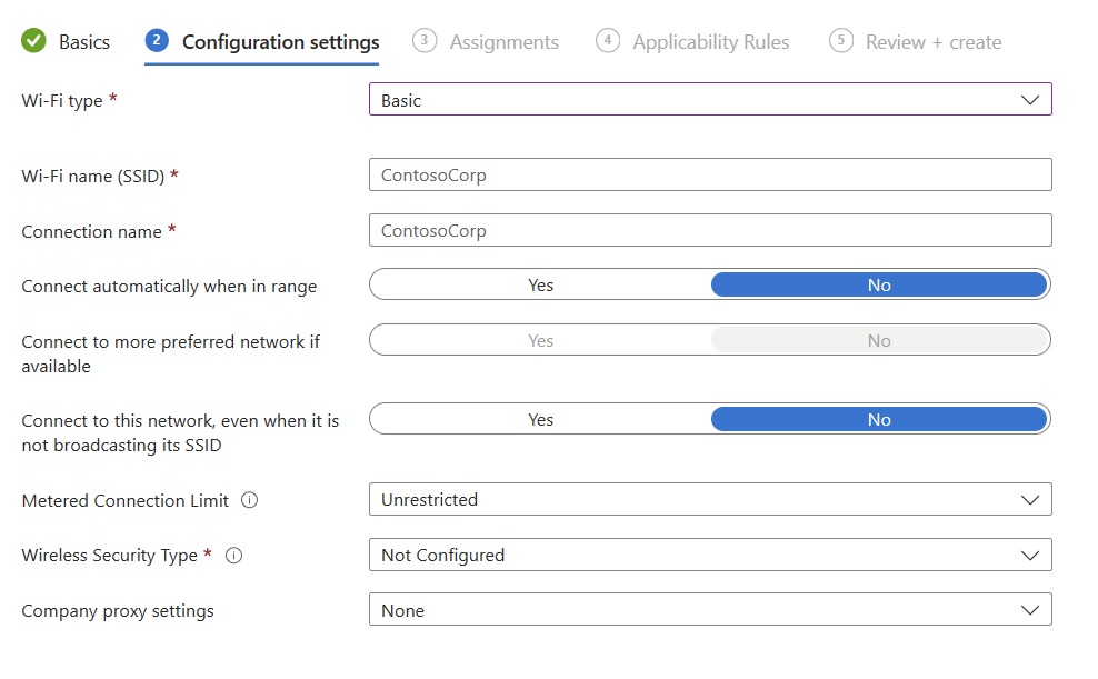 How to Deploy WiFi Configuration Profile in Microsoft Intune